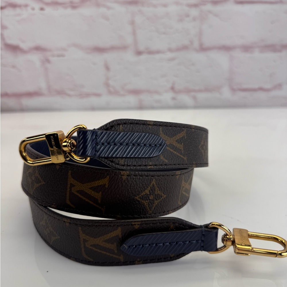 Louis Vuitton Monogram Blue Epi Bandouliere Strap